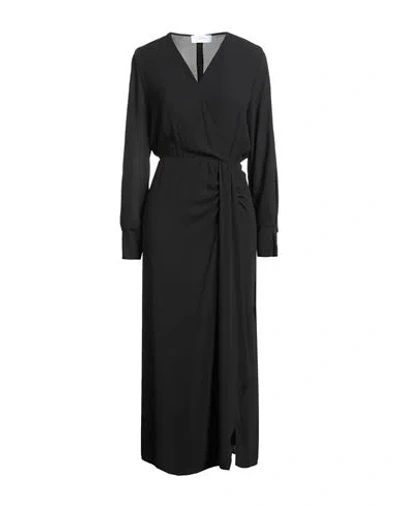Soallure Woman Maxi Dress Black Size 10 Polyester