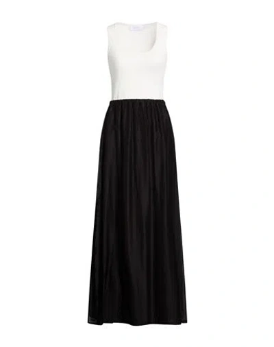 Soallure Woman Maxi Dress Black Size S Cotton, Elastane