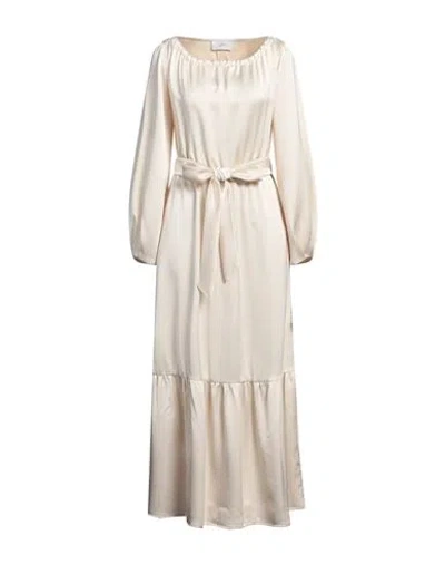 Soallure Woman Maxi Dress Ivory Size 8 Polyester In White