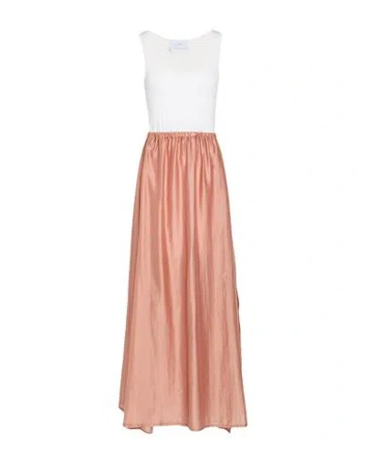 Soallure Woman Maxi Dress Light Brown Size S Cotton, Elastane In Neutral