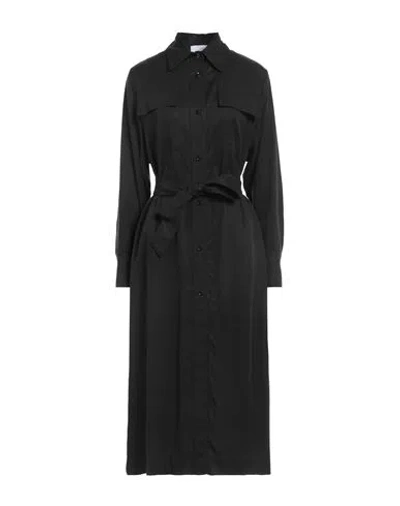 Soallure Woman Midi Dress Black Size 8 Lyocell