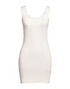 Soallure Short Dresses In Beige