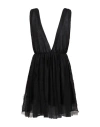 Soallure Woman Mini Dress Black Size 2 Polyester, Elastane