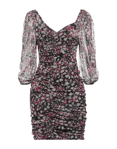 Soallure Short Dresses In Black