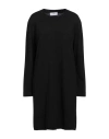 Soallure Woman Mini Dress Black Size M Viscose, Polyester, Polyamide In Black