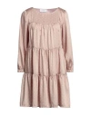 Soallure Woman Short Dress Blush Size 6 Polyester In Pink