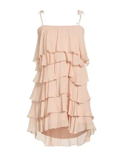 Soallure Woman Mini Dress Blush Size 8 Viscose In Pink