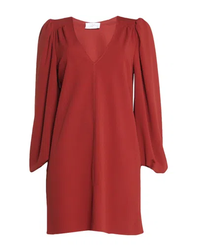 Soallure Short Dresses In Red
