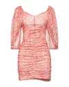 Soallure Short Dresses In Red