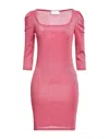 Soallure Short Dresses In Pink