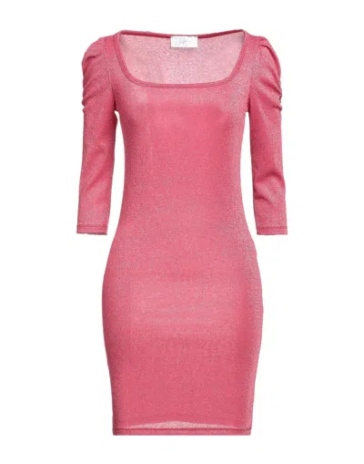 Soallure Short Dresses In Pink
