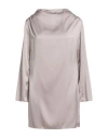 Soallure Woman Mini Dress Grey Size 4 Polyester, Elastane In Gray
