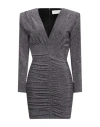 Soallure Woman Mini Dress Purple Size 6 Viscose, Polyethylene, Polyamide, Elastane