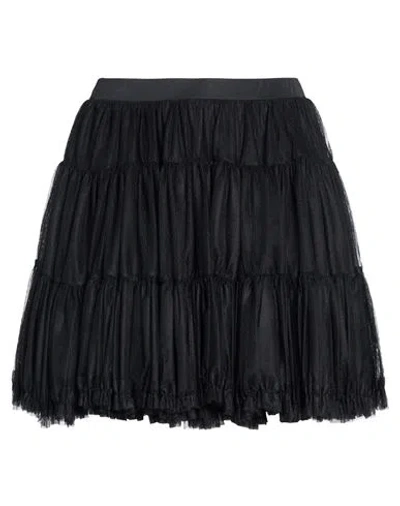 Soallure Woman Mini Skirt Black Size 4 Polyester