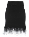 Soallure Woman Mini Skirt Black Size M Acrylic, Polyamide, Polyester, Wool, Viscose