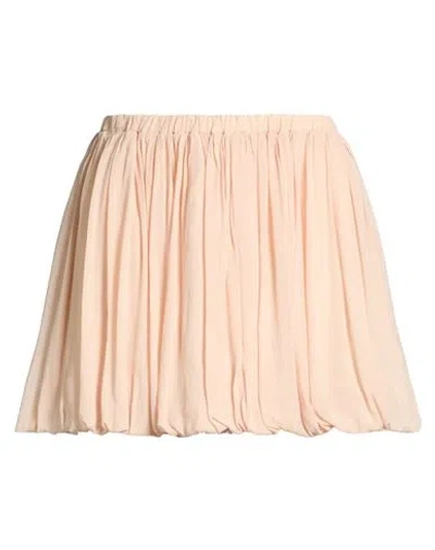 Soallure Woman Mini Skirt Blush Size 8 Ecovero Viscose, Viscose In Pink