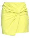 Soallure Mini Skirts In Green