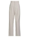 Soallure Woman Pants Beige Size 10 Polyester, Viscose, Elastane In Sand
