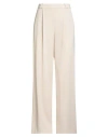 Soallure Woman Pants Beige Size 2 Polyester, Viscose, Elastane In Neutral