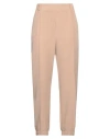 Soallure Woman Pants Beige Size 4 Polyester, Elastane