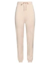 Soallure Woman Pants Beige Size S Viscose, Polyester
