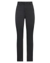 Soallure Woman Pants Black Size 10 Cotton, Elastane In Black