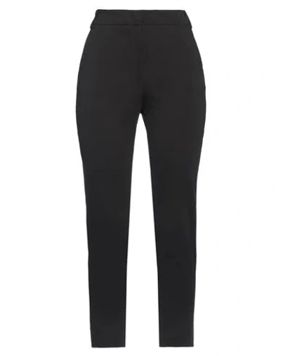 Soallure Woman Pants Black Size 10 Cotton, Polyamide, Elastane