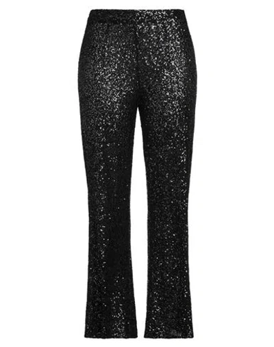 Soallure Woman Pants Black Size 10 Polyester, Elastane
