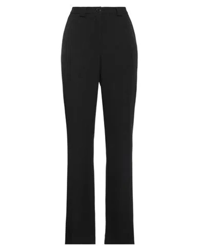 Soallure Woman Pants Black Size 8 Polyester, Elastane