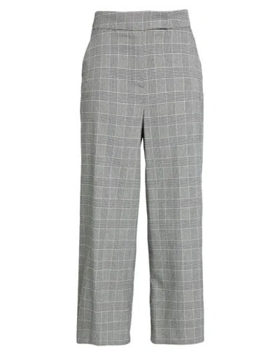 Soallure Woman Pants Black Size 8 Polyester, Rayon, Elastane In Gray