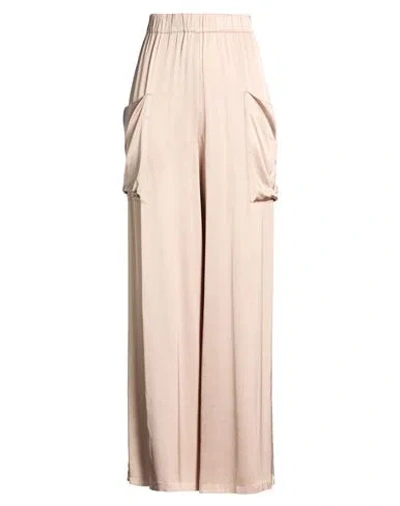 Soallure Woman Pants Blush Size 8 Viscose, Rayon In Pink