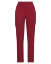 Soallure Woman Pants Burgundy Size 8 Polyester In Red