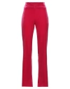 Soallure Woman Pants Fuchsia Size 8 Polyester, Elastane In Pink