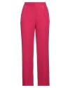 Soallure Woman Pants Fuchsia Size 8 Polyester, Elastane In Pink