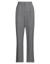 Soallure Woman Pants Grey Size 10 Polyester, Viscose, Elastane In Gray
