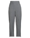 Soallure Woman Pants Grey Size 10 Polyester, Viscose, Elastane