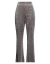 Soallure Woman Pants Grey Size 6 Polyester, Elastane In Gray