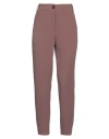 Soallure Woman Pants Light Brown Size 4 Polyester In Beige