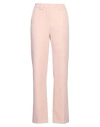 Soallure Woman Pants Light Pink Size 6 Polyester, Elastane