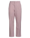 Soallure Woman Pants Mauve Size 10 Polyester, Viscose, Elastane In Purple