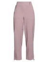 Soallure Woman Pants Mauve Size 4 Polyester, Viscose, Elastane
