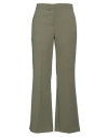 Soallure Woman Pants Military Green Size 10 Polyester
