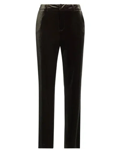 Soallure Woman Pants Military Green Size 6 Polyester, Elastane