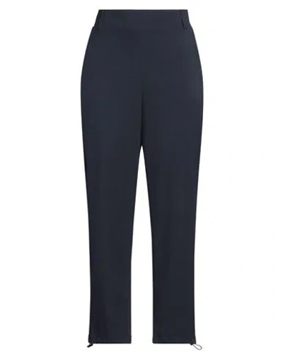Soallure Woman Pants Navy Size 6 Polyester, Viscose, Elastane In Blue