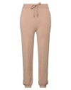 Soallure Woman Pants Sand Size L Viscose, Polyester In Beige