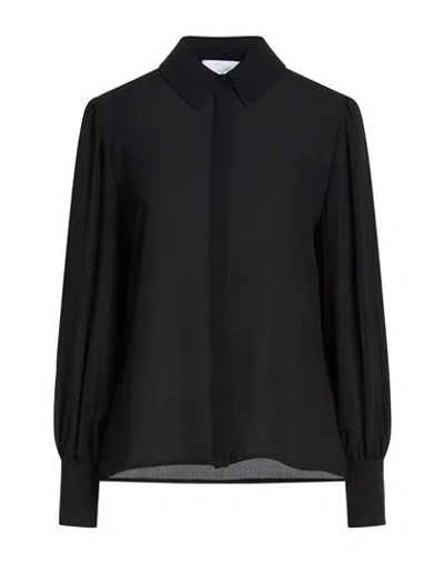 Soallure Woman Shirt Black Size 4 Polyester