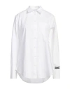 Soallure Woman Shirt White Size 8 Cotton In White