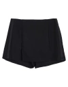 Soallure Woman Shorts & Bermuda Shorts Black Size 8 Polyester