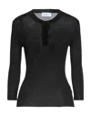 Soallure Sweaters In Black