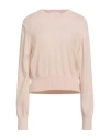 Soallure Woman Sweater Blush Size M Acrylic, Alpaca Wool, Polyamide, Polyester In Pink